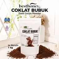 Besthoney PURE Chocolate Powder 100% Organic Chocolate Powder 1 KG Bulk Dark Cocoa Powder Without Su