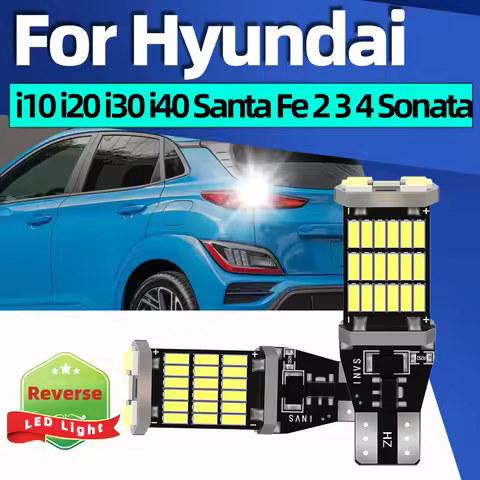 2x W16W T15 LED Reverse Light 12V Bulb Canbus For Hyundai Solaris Tucson i10 i20 i30 i40 ix20 ix35 S