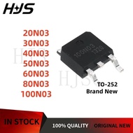 5Pcs Brand New 20N03 30N03 40N03 50N03 60N03 80N03 100N03 TO-252 MOSFET Field effect transistor