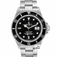 【大眾名錶】ROLEX勞力士 16610 Submariner 經典收藏品 鋁圈黑水鬼T25面盤 自然龜裂 珍珠網狀面盤 大眾名錶B1283