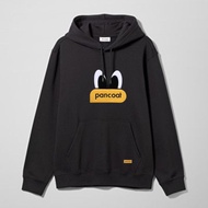 HITAM Sweatshirt Hoodie Jumper Duck Pancoat Unisex Premium/Hoodie Men Women Black Long Sleeve