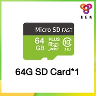 【จัดส่งภายใน 24 ชั่วโ】128GB Memory card Class 10 Micro SDHC Card 16G 32G 64G Class 10 เมมโมรี่การ์ด 