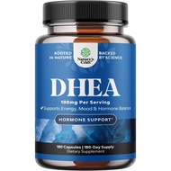 DHEA Supplement for Women & Men - DHEA 100mg per Serving Capsules for Hormone Balance - Promotes Moo