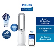 PHILIPS 7000 Series 2-in-1 Smart Air Purifier & Fan, Superior Air Purification & Powerful Cooling - 