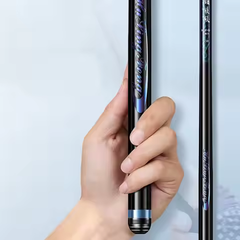 ZZ411 Portable 81cm Superlight Superhard Fishing Rod Hi-Carbonfiber 3.6m 3.9m 4.5m 4.8m 5.4m 6.3m 7.