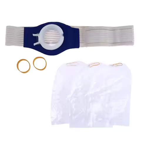 1Set Colostomy Bags Ostomy Belt Drainable Urostomy Bag After Colostomy Ileostomy Pouch Ostomy Belt W