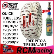 ▼QUICK TIRE FREE TIRE SEALANT &amp; PITO PHOENIX TUBELESS By 17 110/70/17 120/70/17 130/70/17 140/70/17