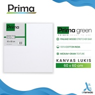 Prima Green 60x60cm Cotton Canvas