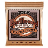 ERNIE BALL EARTHWOOD 2150 PHOSPHOR BRONZE EXTRA LIGHT ACOUSTIC GUITAR STRING