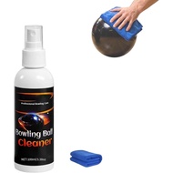 Semburan Pembersih Bola Bowling Profesional Dengan Tuala Mikrofiber Menghilangkan Sisa Minyak Jalur 
