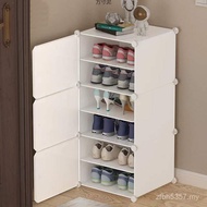 Shoe Plastic Rack Simple Anti-dust Household Door Multi-Layer Shelf Furniture Bedroom Shoe Cabinet S