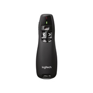 Logitech R400 Wireless Presenter Remote Control with Red Laser Pointer (Black)