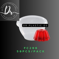 FC200 Round Container PP Container Food Container - puding container, jelly container, bekas cup cak