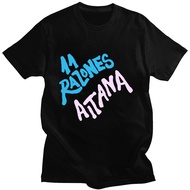 Aitana Ocaña 2025 Retro Print Summer T-Shirt - Lightweight Cotton Casual Fit