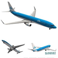 [ljc96592]1:100 Boeing 737 Aircraft Dutch Airlines 3D Paper Model DIY Handmade Toys