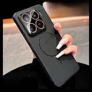 DAIMANG | เคสโทรศัพท์แบบบางเฉียบสำหรับ Xiaomi 15 Ultra 14 Pro 14 Ultra พร้อมฟิล์มเลนส์ ป้องกันการตกห