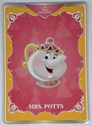 迪士尼 - 迪士尼 公主 收藏卡系列 COMMON CARD (白卡) 美女與野獸 茶煲太太 MRS. POTTS 24/36 [平行進口]