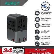 Aukey PA-TA09A Travel Mobile Phone Charger Adapter Gan Type C 100W Fast Charging