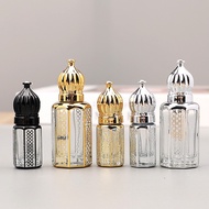 3ml/6ml/12ml Roll On Glass Bottle Essential Oil Container Empty Refillable Mini Roller Perfume Bottle