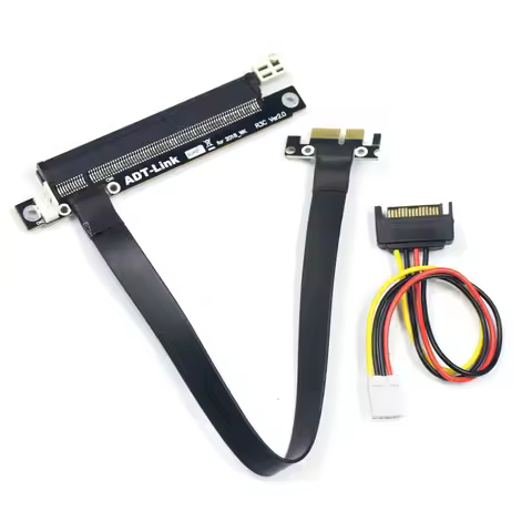 Gen3.0 PCIe Riser Card 1x to 16x Adapter No Need USB with Power Cable PCI-E x1 x16 GPU Riser Adapter