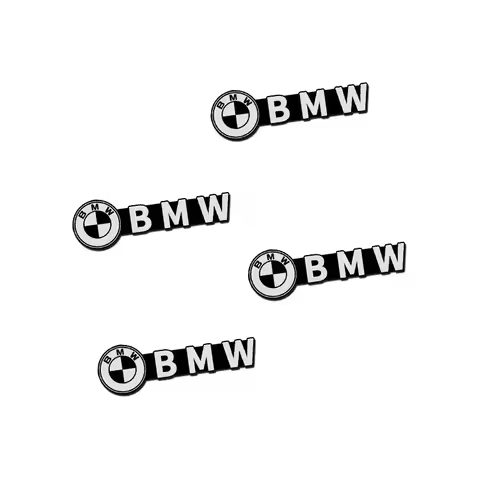 For BMW M E34 E36 E60 E90 E46 E39 E70 F10 F30 X5 X6 M3 M5 M6 E71 4pcs 3D Speaker Stereo Speaker Alum