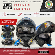 RXR Modular and Dual Visor Helmet- 691 B-B