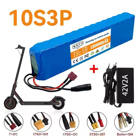 10S3P 36V 100Ah Scooter Battery Pack for Xiaomi Mijia M365 36V Battery pack Electric Scooter BMS Boa