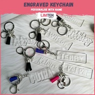 Personalised Keychain | Customised Name Keychain | Christmas Gift | Name Tag Key Fob | Farewell Gift