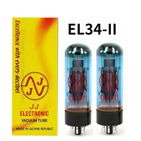 JJ EL34 Blue EL34II Vacuum Tube Upgrade EL34 EL34C 6CA7 5881 6P3P 6L6 HIFI Audio Valve Electron Tube