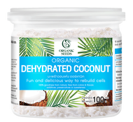 มะพร้าวอบแห้ง ขนาด 100 กรัม - 1000 กรัม / Dehydrated Coconut (Superfood)