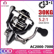 MESIN Indonesia Spot reel spinning reel professional fishing reel machine 12kg AC2000-7000 fishing r