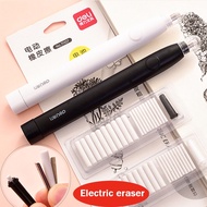Deli Electric Eraser With Refills Electric Eraser Sketch Painting Art Eraser Student Stationery Supp