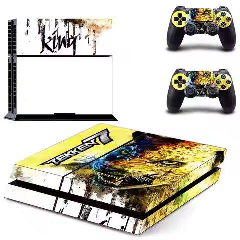 Tekken 7 PS4 Stickers Play station 4 Skin PS 4 Sticker Decal Cover For PlayStation 4 PS4 Console & C