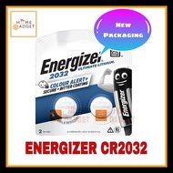 [GENUINE] 2PCS CR2032 Energizer Lithium Batteries 3V (E-CR2032BP-2)