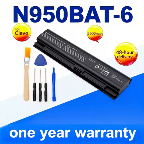 BNN Genuine N950BAT-6 Battery N950KP6 ZX7-CP5S2 ZX7-CP7S2 for Clevo N957TD TX9 TX8 laptop battery 55