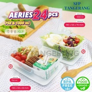 Biggy Sealware Aeries contents 12 and 24 SET Lunch Box Birthday Souvenir BPA FREE