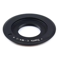 C Mount Metal C-M43 Movie Lens Adapter Ring For C-M4/3 Olympus E-LP5 E-P2 E-M10 E-M5 Panasonic GF3 G