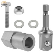 Trailer Jack Drill Adapter Stainless Steel Cordless Drill Adapter Kit Sturdy Trailer Jack Electric D
