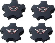 4 Cap Pcs Deal 2000-2004 C5 Corvette Z06 C5 Flag Wheel Center Caps (Black Flag)