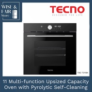 Tecno 11 Multi-function Upsized Capacity Oven with Pyrolytic Self-Cleaning - TBO 7311BK