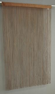 ns1005-150-BR Free Cut String Curtain, Made in Japan, Approx. 33.5 inches (85 cm) Width x 59.1 inche