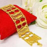 24k gold plated chain bracelet suitable for jvds22 weddings
