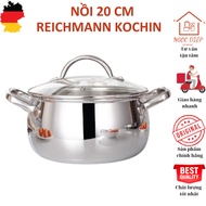 KOCHIN stainless steel pot, 20cm soup pot, induction cooker pot, induction cooker stainless steel po