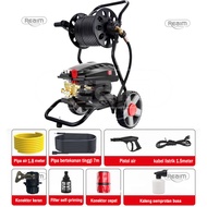 REAIM Mesin Steam Jet Cleaner High Preassure 2000W Mesin Cuci Steam Alat Steam Cuci Motor&Mobil