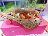 sandal heels pesta silver
