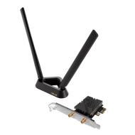 華碩 - PCE-BE92BT BE9400 Tri-Band WiFi 7 PCI-E Adapter with 2 external antennas and magnetized base