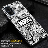 Realme 7 Auto Case Motif [SUPERMEN MARVEL] Latest Realme 7 Case Case hp Casing Glossy Softcase 2D Ha