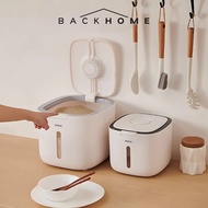 [SG InStock]  ECOCO Automatic opening rice bucket (small) - 米容器 double silicon seal moist rice conta