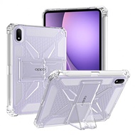 Case For OPPO Pad Mini 8.8" inch 2026 Airbag Clear Soft TPU Kickstand stylus pen slot holder‌ Cover 
