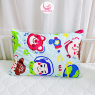 Gối nằm 50x70cm Katina House vỏ gối vải tencel chần gòn mỏng êm ái mát mịn gòn lông vũ siêu mềm